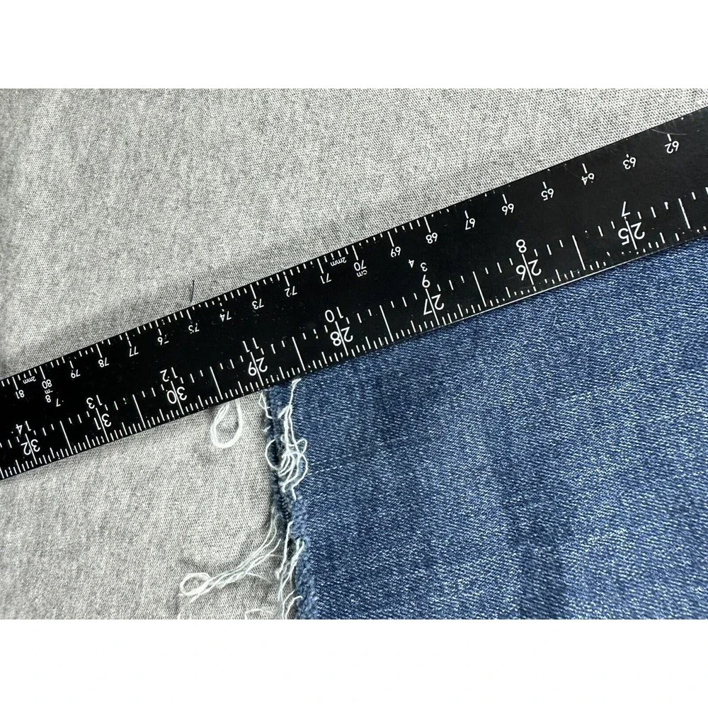 Good American Good Legs Jeans Women's 4/27 Skinny Dark Wash Blue Stretch Raw Hem